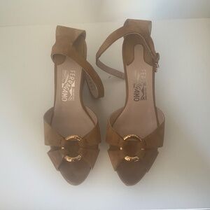 Salvatore Ferragamo suede wedges